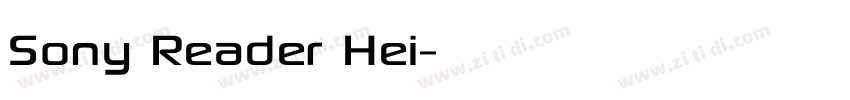 Sony Reader Hei字体转换